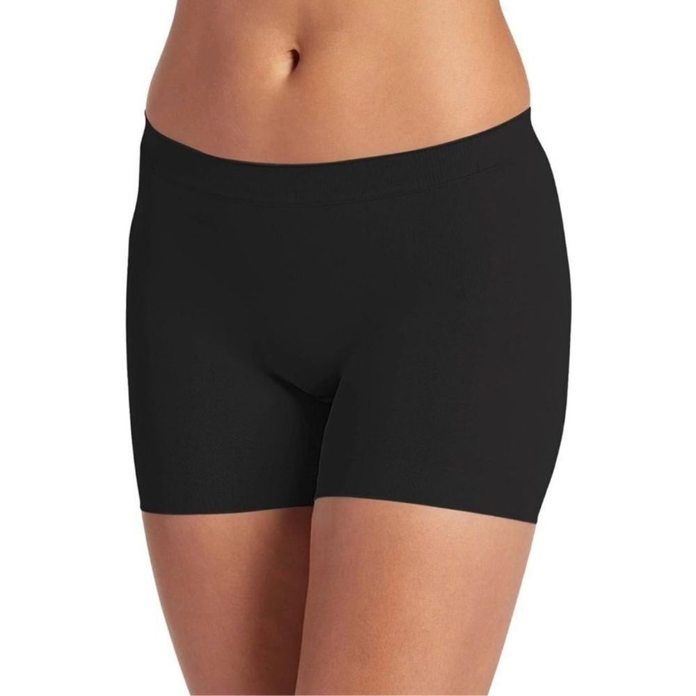NEW Jockey Shapewear Black Short Length Microfiber Slipshort Skimmies Women’s XS